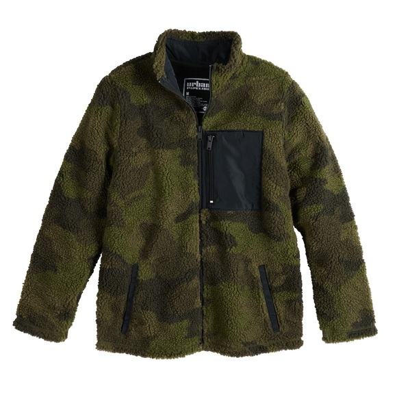 Urban Pipeline Jackets \u0026 Coats | Urban Pipeline Fleece Zip Jacket Green Camo Medium | Color: Black/Green | Size: MB | Ghostdreams33's Closet